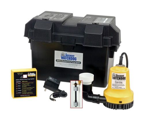 Basement Watchdog Emergency Battery Backup Sump Pump System