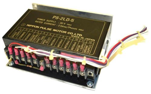 NIPPON PULSE MOTOR CO. PS-2LD-5 MOTOR DRIVER 30 VDC MAX @ 2.5 AMPS PER PHASE