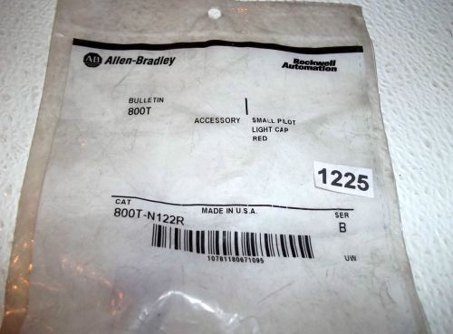 Allen Bradley 800T-N122R Small Pilot Light Cap Red