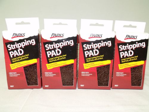 (4) Parks Heavy Duty Stripping Pads ( Paint &amp; Varnish Removers )