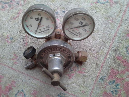 Matheson Model 8-320 gas Regulator With Shut off Valve CARBON DIOXIDE