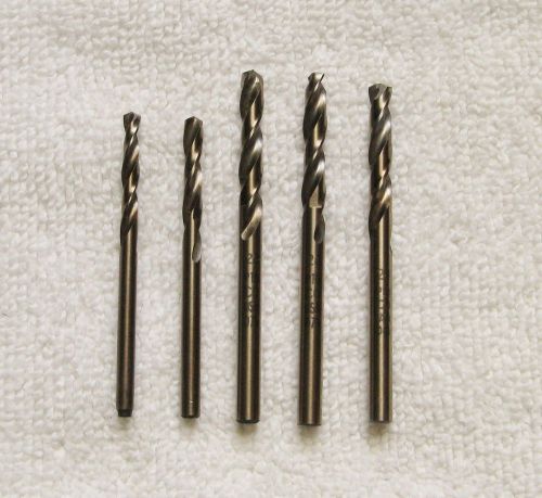 Lot of 5 cobalt and hs drills screw machine length rh right hand for sale