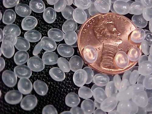 12 lbs translucent/clear poly plastic pellets -crafts,stuffing,injection molding for sale