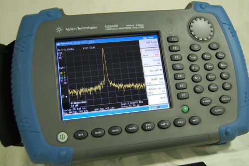 HP Agilent Portable Handheld Spectrum Analyzer 100 khz-3 GHZ N9340B battery powr