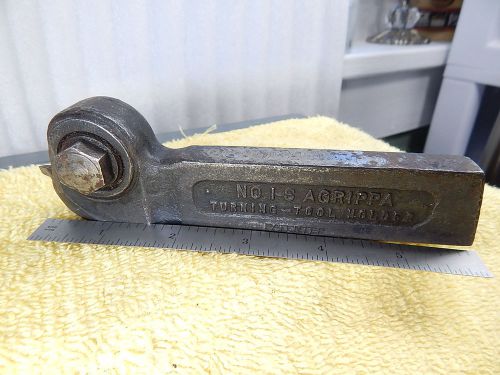 J.H. Williams No1-S Agrippa Straight LatheTurning Tool Holder w/ 5/16&#034; Bit