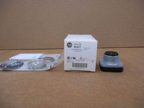 Allen Bradley 800T-A2 Flush Head Black Pushbutton