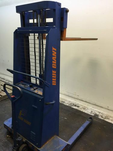 Blue giant electric drum lifter p15-62 forklift pallet jack for sale