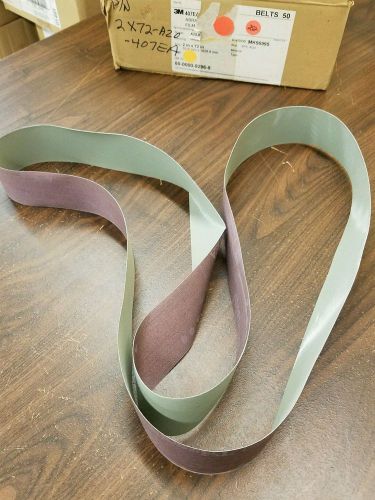 3M 407EA Trizact Cloth Belt, 2 in x 72 in A20 JE-weight Fullflex