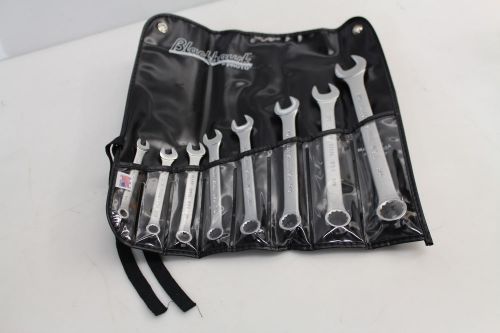 Blackhawk by Proto 8pc 1/4 - 3/4 Alloy Steel Standard Wrench Set w/Vinyl Pouch