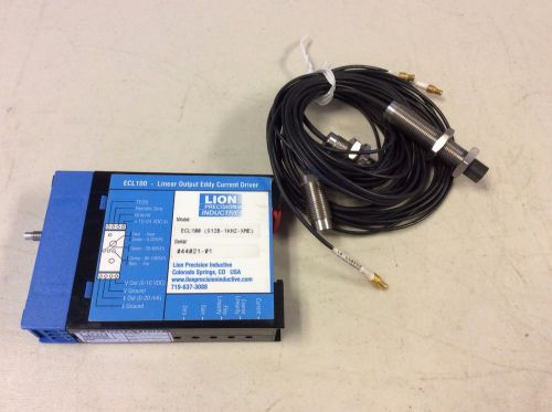 Lion Precision ECL100 ECL 100 Driver Linear Output Eddy Current S12B-1KHZ-XME