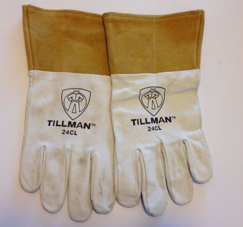 2 pair of tillman 24cl welding gloves-top grain kidskin for sale