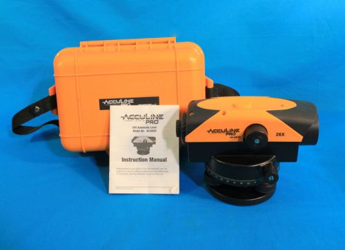 Johnson Acculine Pro 40-6926 26X Automatic Level w/ Case