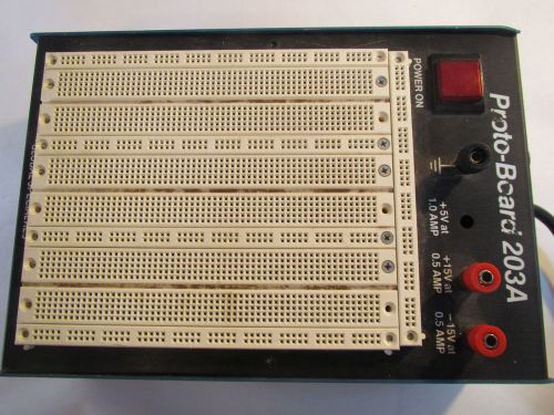 Global Specialities Proto Board Solderless Breadboard Model 203 A