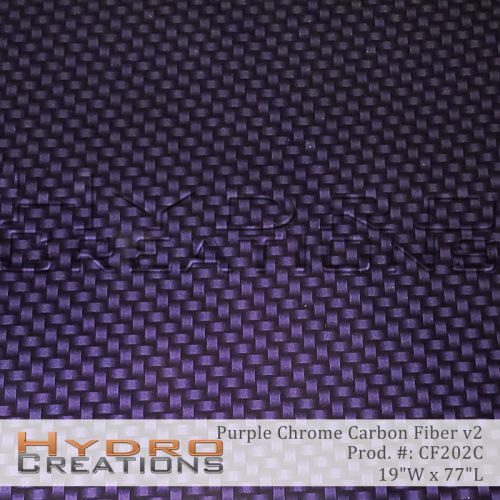 HYDROGRAPHIC FILM HYDRO DIPPING WATER TRANSFER FILM PURPLE CHROME CARBON FIBER 2