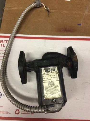 NICE TACO Model 007-F4 Cast Iron Cartridge Circulator Pump 1/25 HP