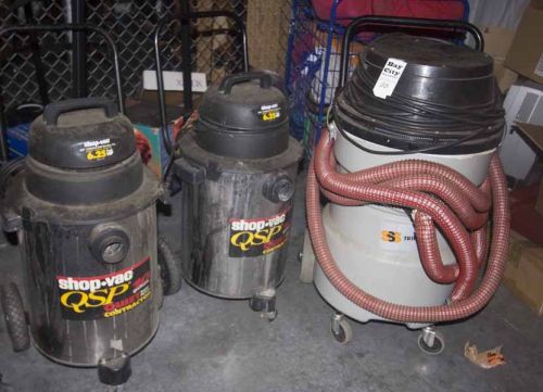 Shop Vac- Lot of (3) Shop Vac  (1)QPL625 16 Gallon, (2)QSP Contractor-10 Gallon