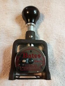 Bates numbering machine. Style E ,6 Wheel