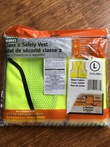 Class 2 Safety Vest Sz Large NIP