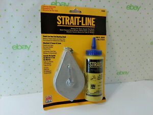 AMERICAN TOOL STRAIT-LINE 100&#039; LINE MARKING KIT W/METAL CHALK LINE REEL &amp; CHALK