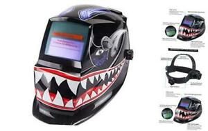 Welding Helmet Solar Power Auto Darkening Wide Viewing Field Professional