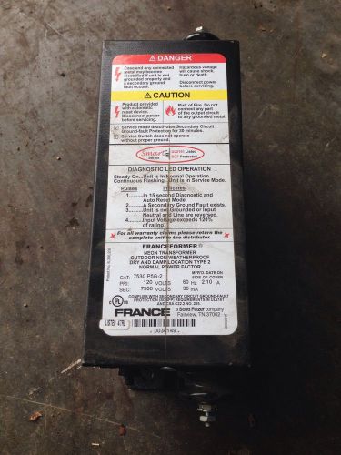 France 7530 p5g-2 transformer for sale