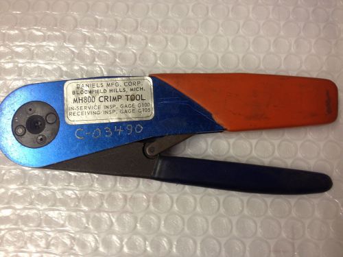 MH800 Crimp Tool DANIELS MFG. CO.