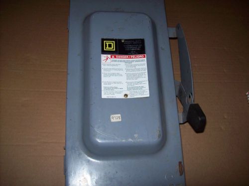 Square D General Duty D323NRB Enclosure Single Throw Fusible 100 amp 240 volt