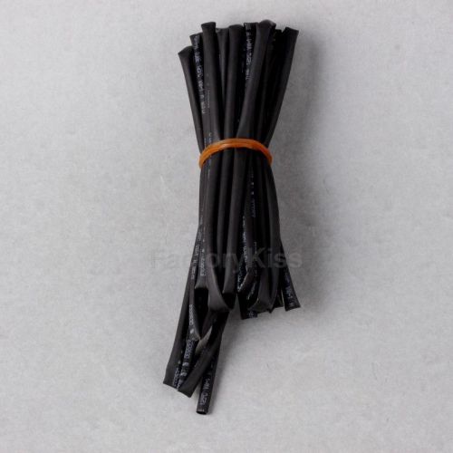 3mm Diameter Heat Shrinkable Tube Shrink Tubing 5M Color Black FUK