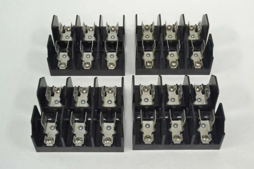 Lot 4 marathon 6j30a3s 3 fuse holder block 600v-ac 30a amp b351735 for sale