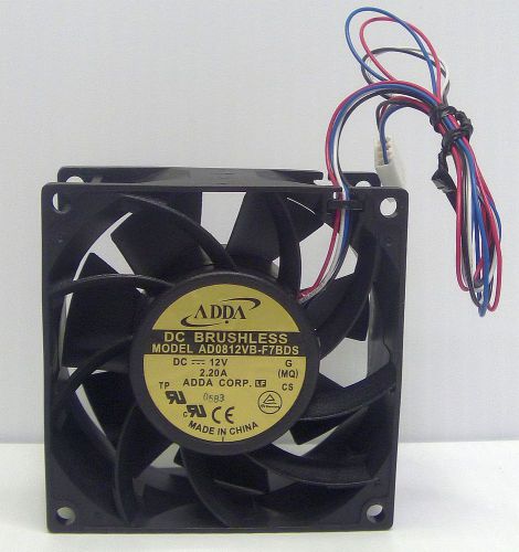 ADDA AD0812VB-F7BDS DC Brushless Fan: 12V/2.20A/80x80x40mm