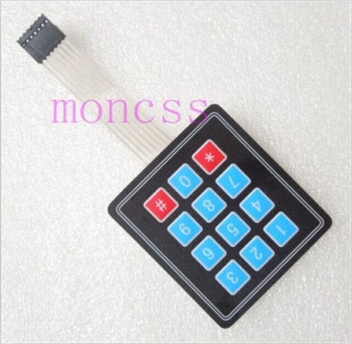 10pcs 3 x 4 matrix array 12 key membrane switch keypad keyboard new for sale