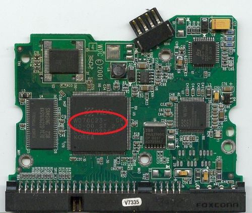 Western Digital WD800JB-00CRA1 WD800JB-OOCRA1 7 PCB BOARD