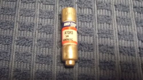 (1) new ferraz shawmut atqr-3 fuse 3a 600v amp-trap for sale