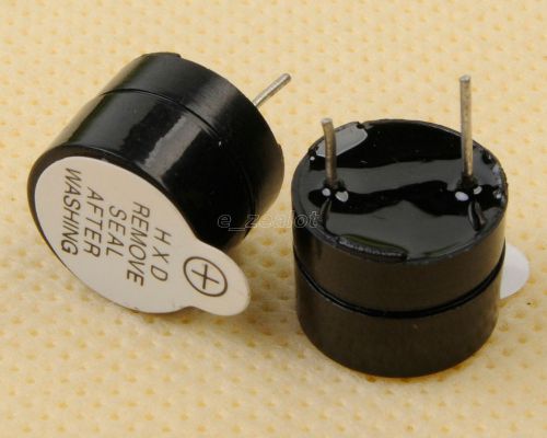 10pcs 12V Active Buzzer Continous Beep 12*9.5mm Perfect