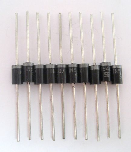 1N5407 General Purpose Rectifier Diodes: 3Amp@800V DO-201 Case: 10/Pack