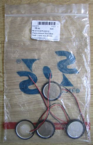 PB-3112 Piezo Element Piezo Pickup high sensibel 35mm/2mm ( 4x ) New