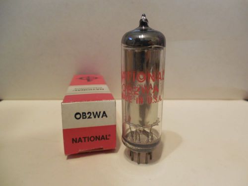 National Electronics Electronic Electron Vacuum Tube OB2WA 7 PIN New in Box