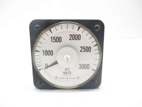 General electric ge 8ab20v200ak1 0-3000v-ac voltage meter fsv 150 d463210 for sale