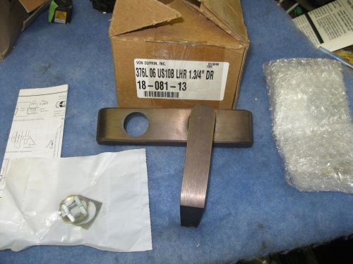 Nib!! von duprin 376l lhr us10b #06 lever trim exit device for sale