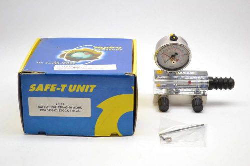 NEW HYDRO STP-03-10 SAFE-T UNIT 0-3LPM FLOW METER B441799