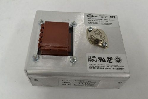 NEW GFC GHOF 1-15 POWER SUPPLY 240V-AC 15V-DC 1.5A CONTROL B208069