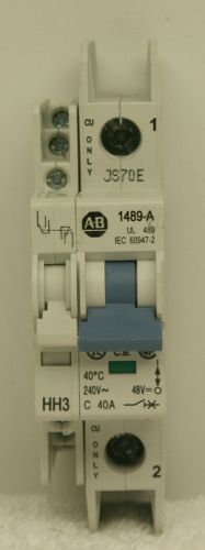 Allen Bradley 1489-A1C400 1489-AAHH3 Circuit Breaker *XLNT*