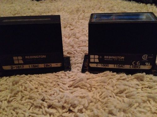 2 Used Redington 7 digit base mount counter   2-1017 &amp;  2-1006