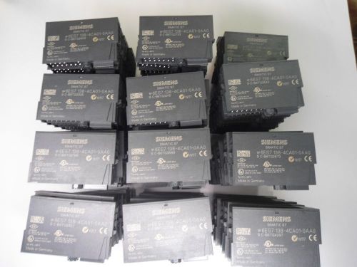 LOT OF 105 NEW, SIEMENS 6ES7-138-4CA01-0AA0 POWER MODULE, 6ES71384CA010AA0