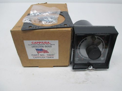 NEW CAPP/USA 14247 CYCL-FLEX 0-15 SEC TIMER 120V-AC D291203