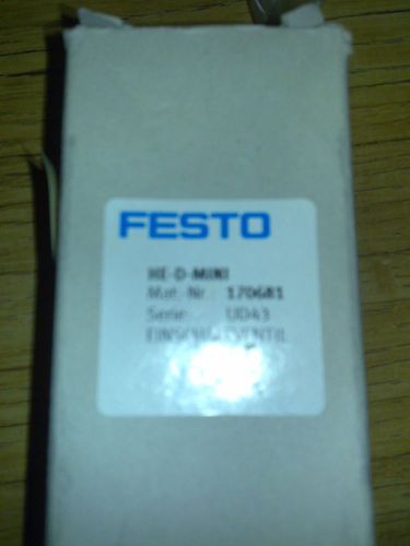 FESTO HE-D-MINI   manual valve