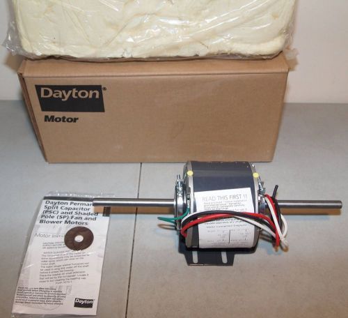 New DAYTON 1/10 HP ROOM AIR CONDITIONER MOTOR MOD# 3M592B SINGLE PHASE 115 VOLTS