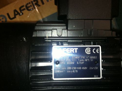 LAFERT TYPE ST 71 S2   3/4HP 3600 RPM