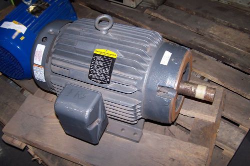 New baldor 5 hp electric ac motor 208-230/460 vac 855 rpm 254t frame 3 phase for sale