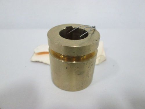 NEW NPS 402900681 3/4X1-3/8X1-1/2IN BRASS DRIVE 3/4IN BORE HUB D321684